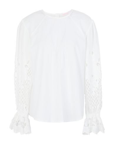 Shop See By Chloé Woman Blouse White Size 4 Cotton