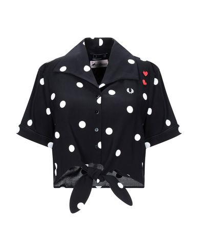 Fred Perry Patterned Shirts & Blouses In Black