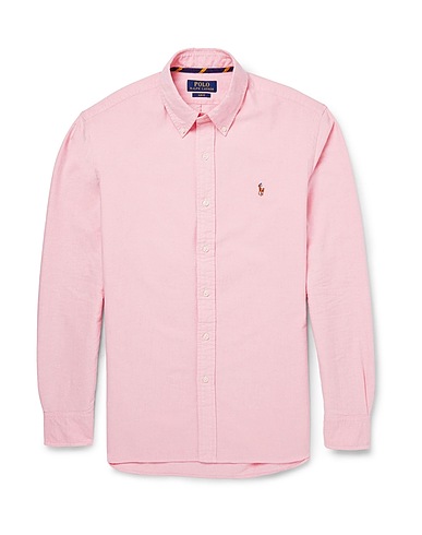 POLO RALPH LAUREN Solid colour shirt Pink 100% Cotton