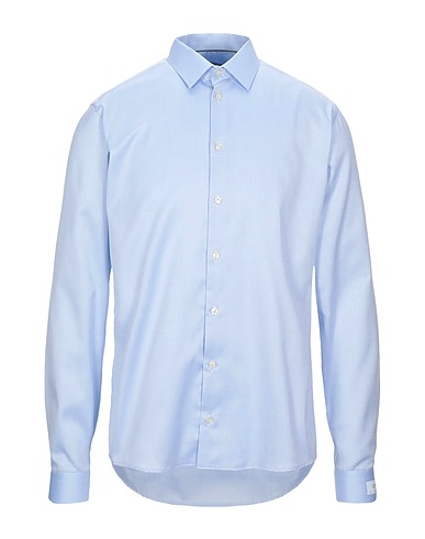 ETON Solid colour shirt Sky blue 100% Cotton