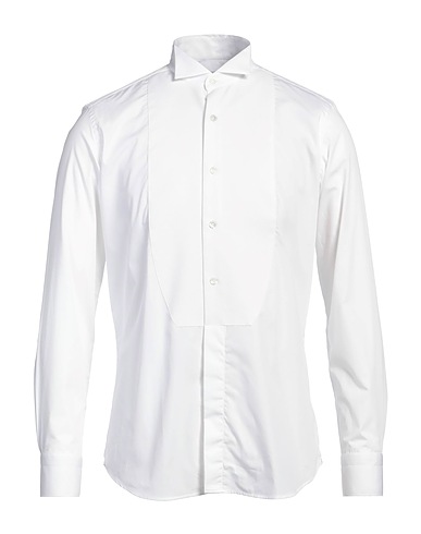 TAGLIATORE Linen shirt White 100% Linen