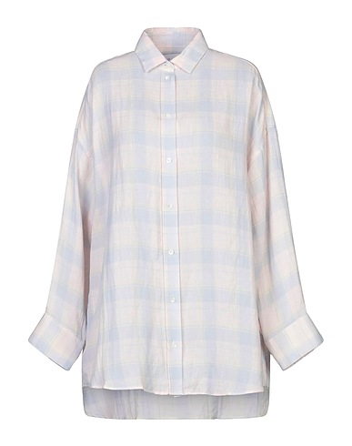 IRO.JEANS Camisa de cuadros Rosa claro 100% Algodón