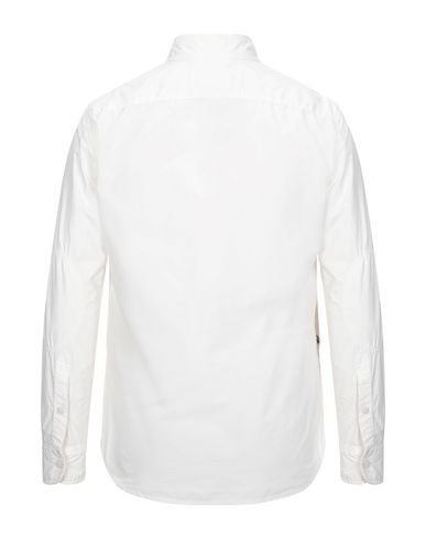 Shop Aspesi Man Shirt Beige Size L Polyester, Polyamide