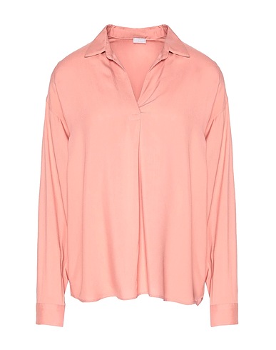 8 by YOOX Camicie e bluse tinta unita VISCOSE JOHNNY COLLAR L/SLEEVE BLOUSE
 Rosa antico 100% Viscosa