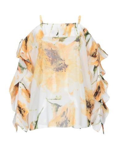 Shop Blugirl Blumarine Woman Top Yellow Size 8 Polyester