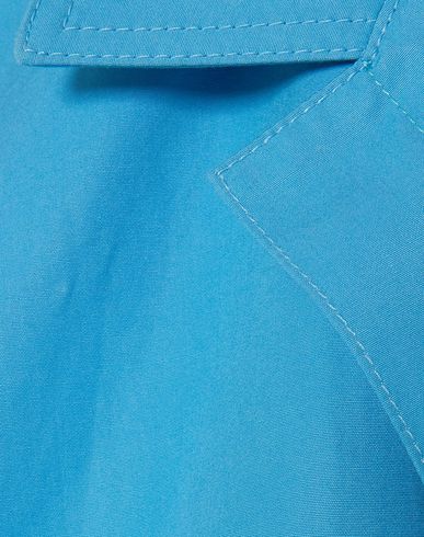 Kwaidan Editions Coated Cotton-poplin Shirt In Blue