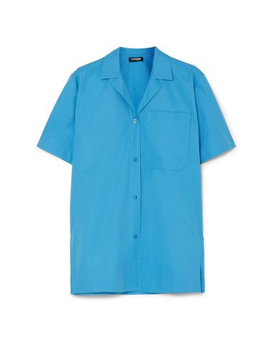 Shop Kwaidan Editions Woman Shirt Azure Size 4 Cotton In Blue