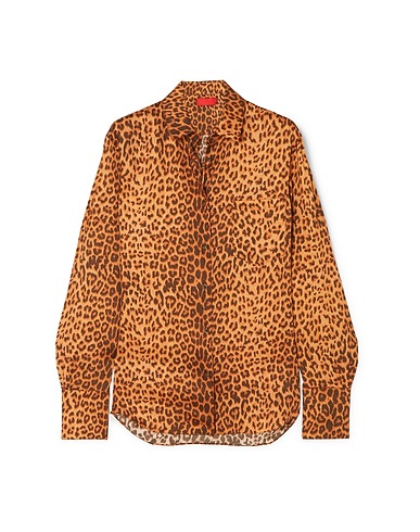 COMMISSION Patterned shirts & blouses Brown 100% Polyester