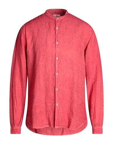 BROOKSFIELD Camicia in lino Mattone 100% Lino