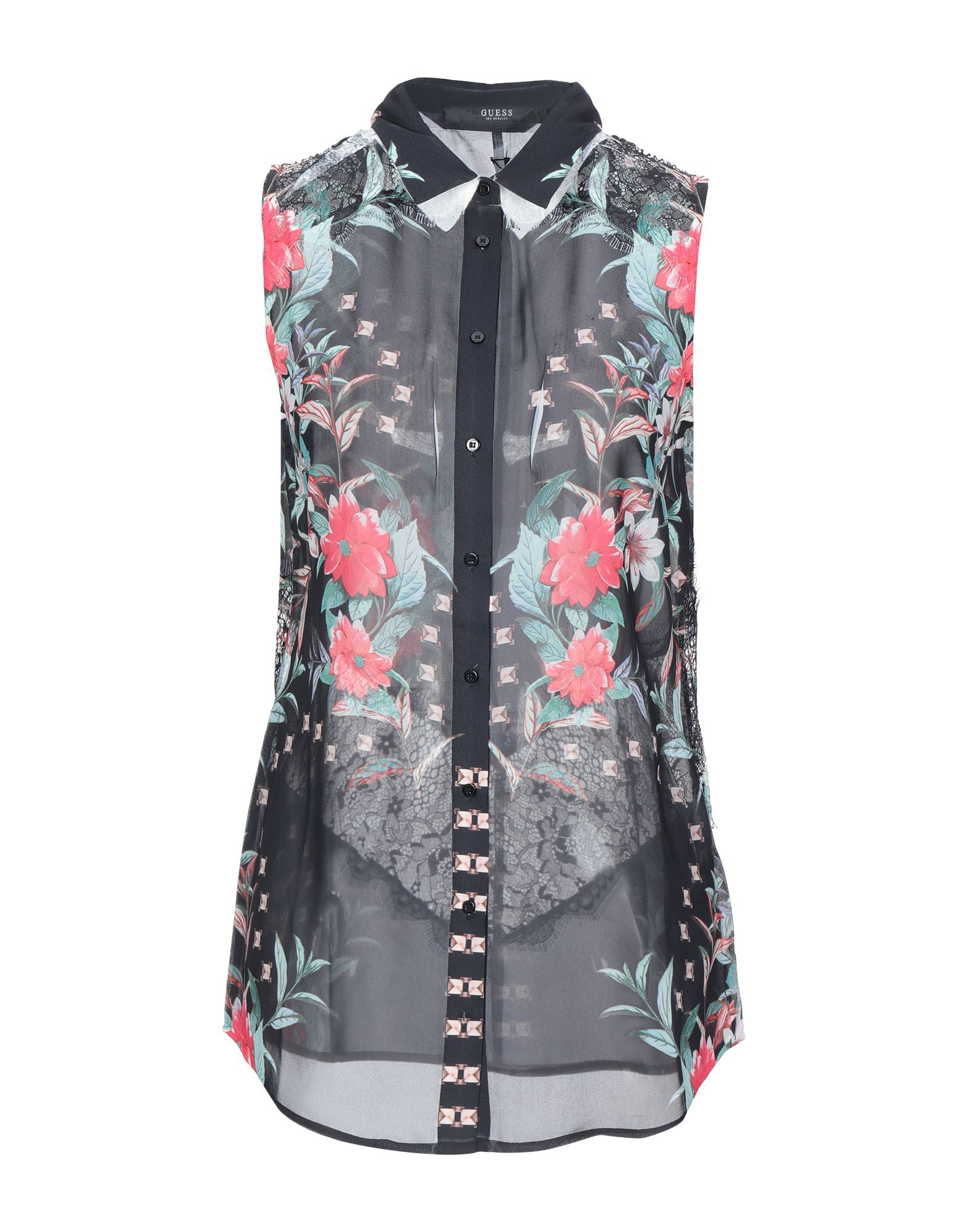 guess floral shirt