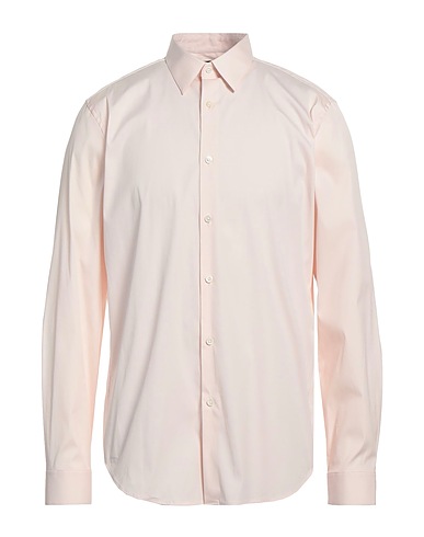 THEORY Camicia tinta unita Rosa chiaro 78% Cotone, 18% Nylon, 4% Elastan