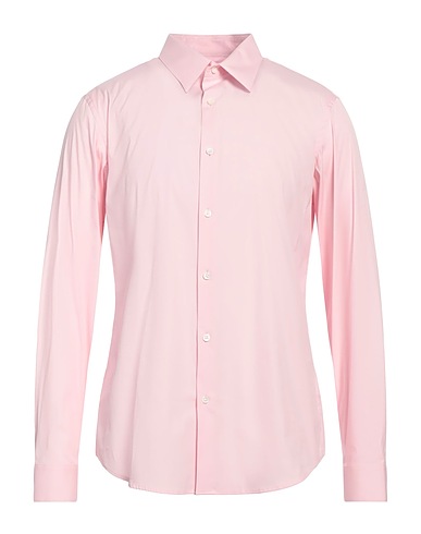 THEORY Camicia tinta unita Rosa 78% Cotone, 18% Nylon, 4% Elastan