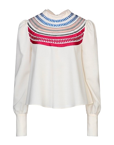 JUCCA TOPS & TEES Ivory 55% Polyester, 45% Wool