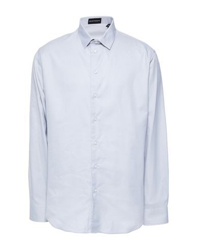 Emporio Armani Solid Color Shirt In Grey