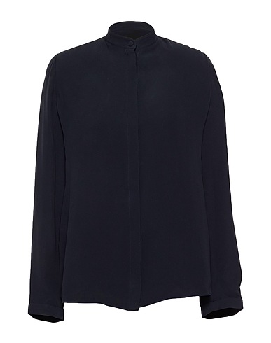 EMPORIO ARMANI Silk shirts & blouses Midnight blue 100% Mulberry silk