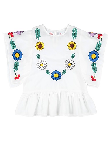 STELLA McCARTNEY KIDS Top White 100% Cotton, Polyester