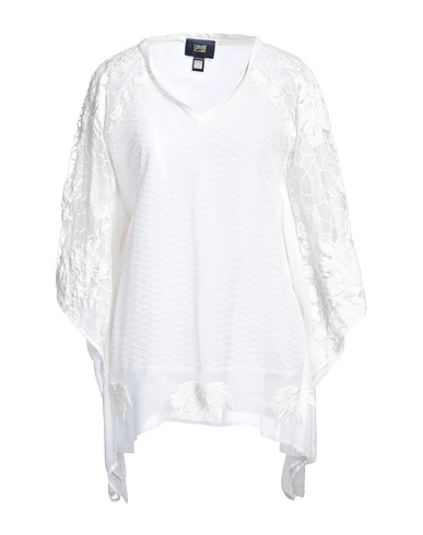CAVALLI CLASS Top Weiß 50% Viskose, 50% Polyester