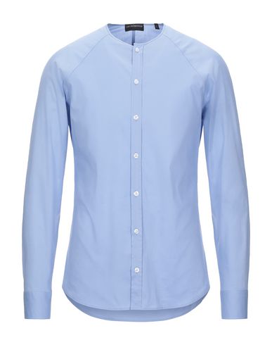 Emporio Armani Solid Color Shirt In Blue