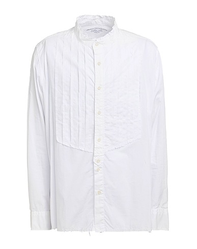 ORIGINAL VINTAGE STYLE Solid colour shirt White 100% Cotton