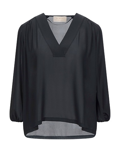 KAOS JEANS Τοπ Μαύρο 100% Πολυεστέρας