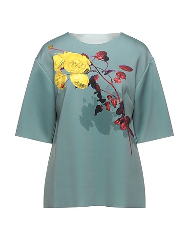 DRIES VAN NOTEN Top Light green 92% Polyester, 8% Elastane