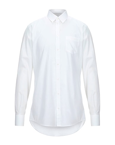 DOLCE&GABBANA Solid colour shirt GOLD White 100% Cotton