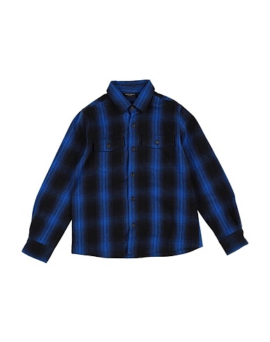 MARCELO BURLON Patterned shirt Midnight blue 100% Cotton