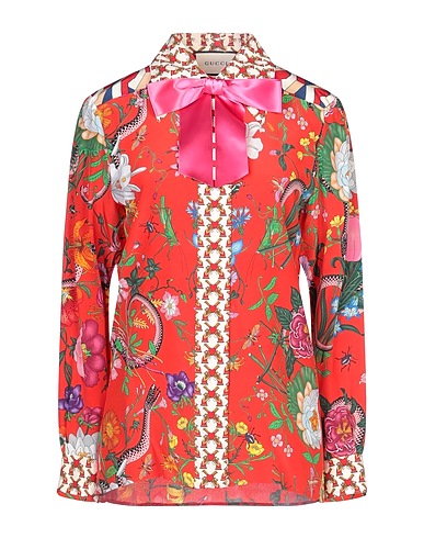 ZOOM GUCCI - Floral πουκάμισα και μπλούζες