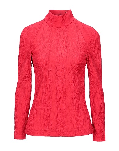 ALEXACHUNG Top Red 48% Polyester, 39% Acetate, 11% Cotton, 1% Polyamide, 1% Elastane
