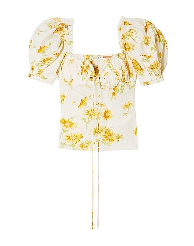 BROCK COLLECTION Top White 57% Cotton, 43% Silk