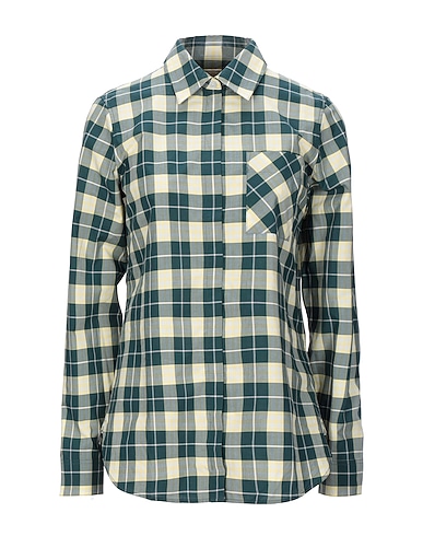 BURBERRY Camicia a quadri Verde 100% Cotone