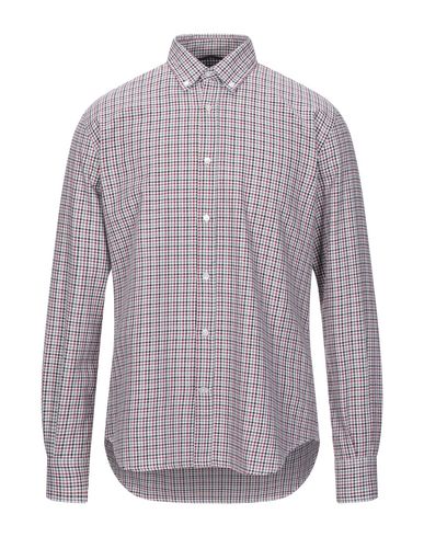 Brooksfield Checked Shirt In Red