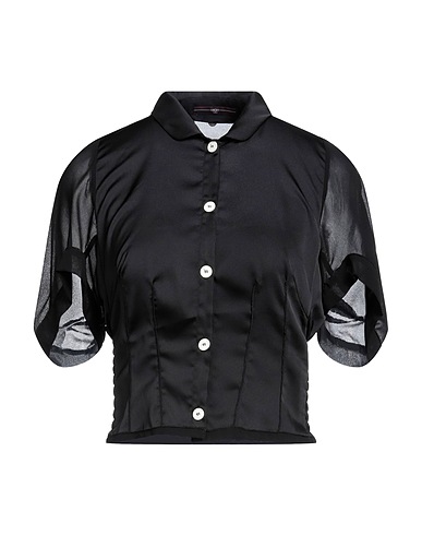 HIGH Camicie e bluse tinta unita TECH Nero 100% Poliestere