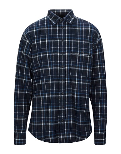 DSQUARED2 Checked shirt Midnight blue 100% Cotton