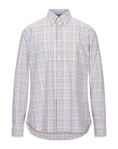 ALESSANDRO GHERARDI Checked shirt White 100% Cotton