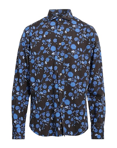 ALESSANDRO GHERARDI Patterned shirt Black 100% Cotton