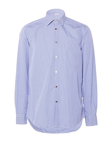 AGLINI Checked shirt Blue 100% Cotton