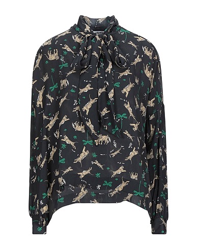 LIU •JO Top Nero 100% Poliestere