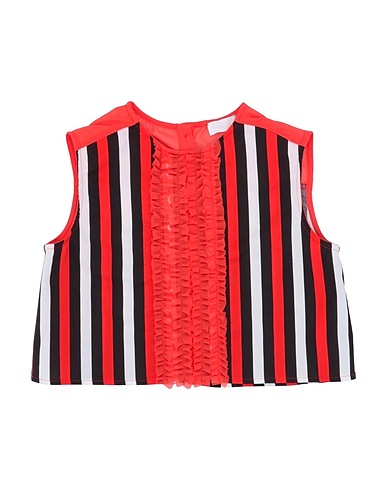 SHE.VER CHIC Blouse Red 98% Cotton, 2% Elastane