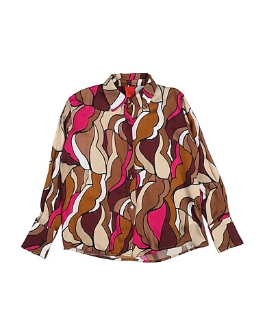 JIJIL JOLIE Patterned shirts & blouses Khaki 100% Cotton