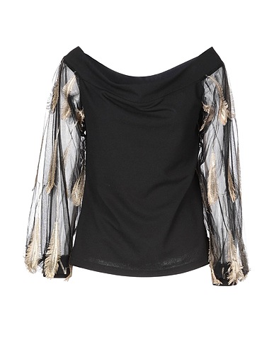 ALLURE Top Black 95% Polyester, 5% Elastane