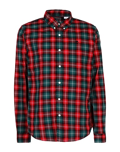 TIMBERLAND Checked shirt Red 100% Cotton