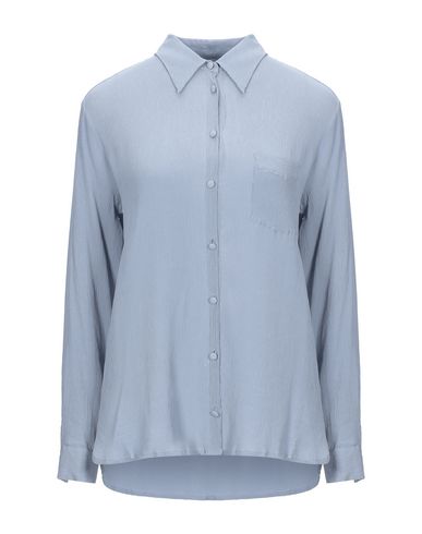 Click to view more detailed imagery on our partner's website Antonelli Solid Color Shirts & Blouses In Sky Blue