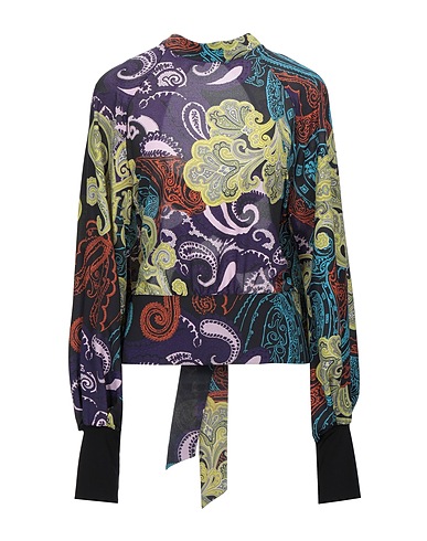 HANITA Top Purple 100% Polyester, Viscose, Elastane
