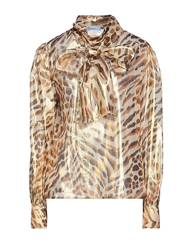 BLUMARINE Top Oro 73% Seta, 27% Poliestere