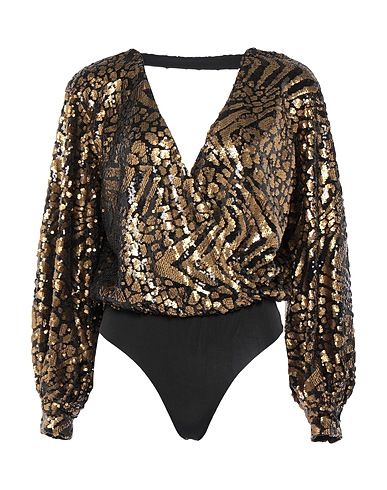 SPELL by ACCESS FASHION TOPS & TEES Bronze 100% Polyester