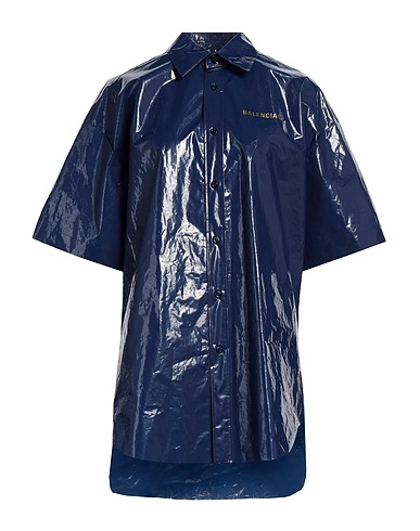 BALENCIAGA Solid colour shirts & blouses Blue 100% Polyethylene