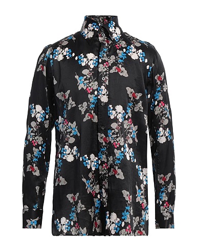 ROEN Patterned shirt Black 100% Silk