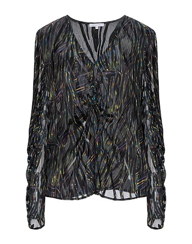 PATRIZIA PEPE Top Dark green 52% Polyamide, 48% Viscose