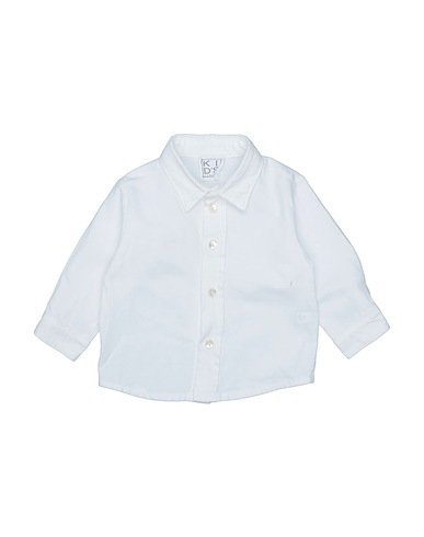 KID'S COMPANY Solid color shirt White 100% Cotton